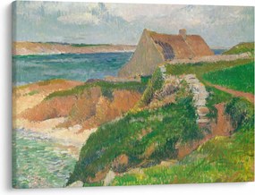 Obraz - Henri Moret, The Island of Raguenez, Brittany, reprodukcje (70x50 cm)