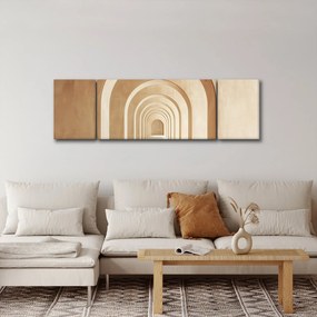 Obraz - Beżowe przejście (170x50 cm)