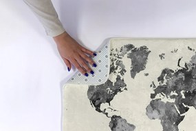 Dywanik łazienkowy antypoślizgowy Dywanik łazienkowy antypoślizgowy Mapa świata