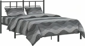 Czarne metalowe łóżko industrialne 120x200 cm K0-D71