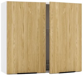 Kuchenna szafka z suszarką 80 cm dąb olejowany - Bixor 34X