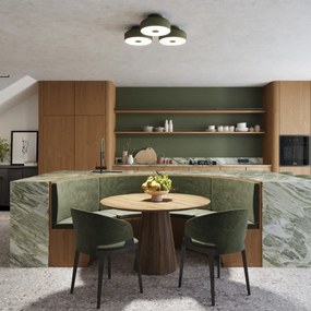 Plafon OMIQ zielony oliwkowy mat SOLLUX  LIGHTING