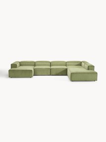 Sofa modułowa ze sztruksu Lennon