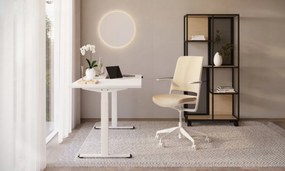Biurko eCOMO 140x70cm czarne z regulacją wysokości NOWY STYL