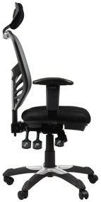 Fotel biurowy HG-0001H szary STEMA