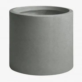 Donica Zewnętrzna Z Cementu Aurevi Ø55 Cm & Jasnoszary - Sklum