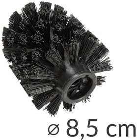 Stojak na szczotkę do WC i papier toaletowy AVOLA BLACK, WENKO