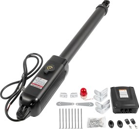 Otwieracz Drzwi Skrzydlowych SucceBuy, Automatyczny Otwieracz Drzwi Skrzydlowych 380 Kg, z Pilotem 5,5 m Długość