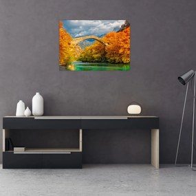 Obraz - Most Konitsa (70x50 cm)