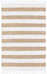 Biało-naturalny dywan 50x80 cm Sagane – douceur d'intérieur