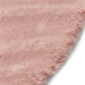 Różowy dywan Think Rugs Teddy, ⌀ 120 cm
