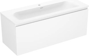 Mexen Orio szafka łazienkowa 120 cm z umywalką Vela, 1 szuflada, biała mat - 91A10-12047-1-BF01-W23M01