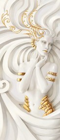 Fototapeta na drzwi GOLDEN MERMAID 86x200 cm