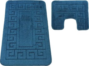 Komplet granatowych chodników do łazienki S5-D62