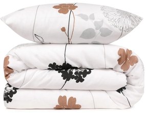 Biała pościel dwuosobowa 240x220 cm Atlantis – Mijolnir