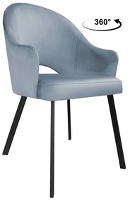 Krzesło obrotowe Velvet podstawa Profil czarna BL06