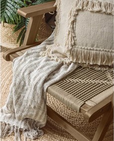 Drewniany fotel ogrodowy w naturalnym kolorze Geralda – Kave Home