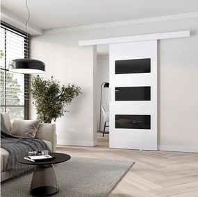 MINIO go for it, Drzwi przesuwne wewnętrzne CLEAN E 106 cm  w kolorze białym