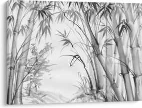 Obraz - Las bambusowy (70x50 cm)
