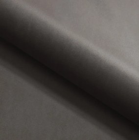 Narożnik GLAM Prawostronny z funkcją spania, zestaw z poduszkami wolnostojący tkanina RIVIERA 95 Ciemny szary DOMO HOME