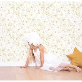 Tapeta dziecięca 10 m x 50 cm Flowers Botany – Lilipinso