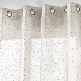 Firanka w beżowo-złotym kolorze 140x240 cm Maissa – douceur d'intérieur