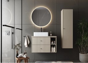 Kaszmirowa Szafka pod Umywalkę 60cm 2 Szuflady Marco