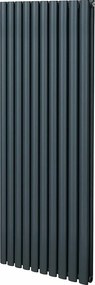 Grzejnik kolumnowy owalny – 1600 mm x 600 mm – antracytowo-szary