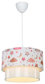 Biała lampa dziecięca ø 30 cm Kinder – Squid Lighting