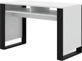 Białe Biurko Z Półkami L7-F82