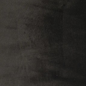 Aksamitny abażur czarny 50/50/25 ze złotym wnętrzem