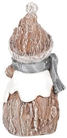 Ozdoba świąteczna Bałwan, żywica, 15 cm