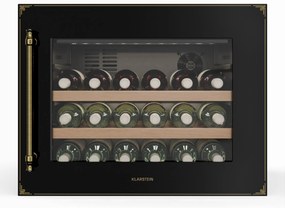 Klarstein Vinsider Victoria 59cm 28 Butelek Winiarka do Zabudowy Czarny