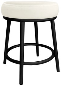 Taboret Ben noga metalowa czarna MG50