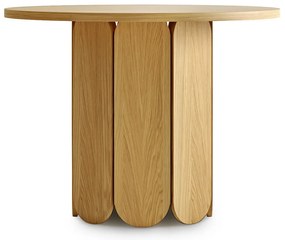 Stół w dekorze dębu Woodman Soft, ø 98 cm