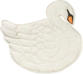 Kremowa mata do zabawy dla dzieci 100x110 cm Swan – Lorena Canals