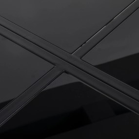 Outsunny Zestaw Mebli Ogrodowych 5-częściowy Jasnoszary+Czarny | Aosom PL