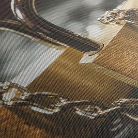 Obraz dwóch zamków (170x50 cm)