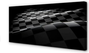 Obraz canvas na ścianę Flaga w Szachownicę