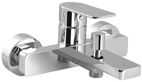 Aqualine - Bateria wannowa DAPHNE, chrom błyszczący