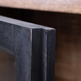 Witryna z litego drewna mango 160x71 cm – Ixia