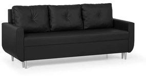 Kanapa sofa 3 os z funkcją spania RED Czarny