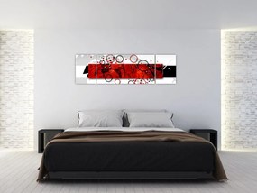 Obraz abstrakcji (170x50 cm)