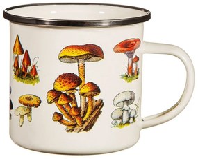 Kremowy emaliowany kubek dla dzieci Vintage Mushroom – Sass &amp; Belle