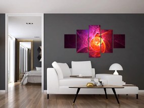 Nowoczesny abstrakcyjny obraz (125x70 cm)