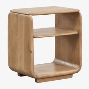 Szafka Nocna 40x30 Cm Z Drewna Tinsley Drewno Mango - Sklum