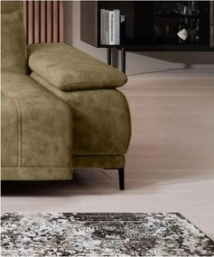 Narożnik FOCUS S z elektryczną regulacją siedziska w tkaninie Promocyjnej SALVADOR 10 WERSAL