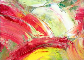 Obraz na szkle abstrakcji - malarstwo (70x50 cm)