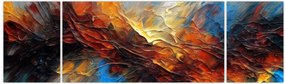 Obraz - Tekstura koloru (170x50 cm)