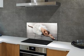 Panel szklany do Kuchni Baletnica w Białej Sukni